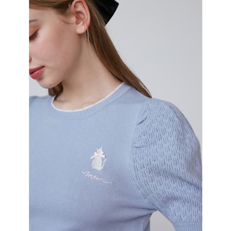 OPENWORK CAT KNIT/オープンワークキャットニット | CALNAMUR | 詳細画像17 