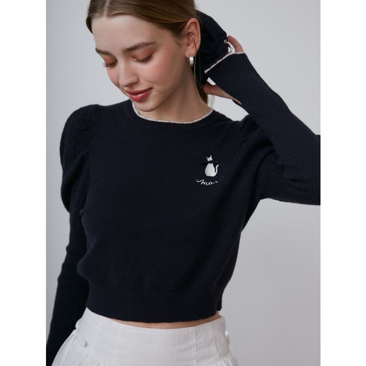 OPENWORK CAT KNIT/オープンワークキャットニット | CALNAMUR | 詳細画像2 