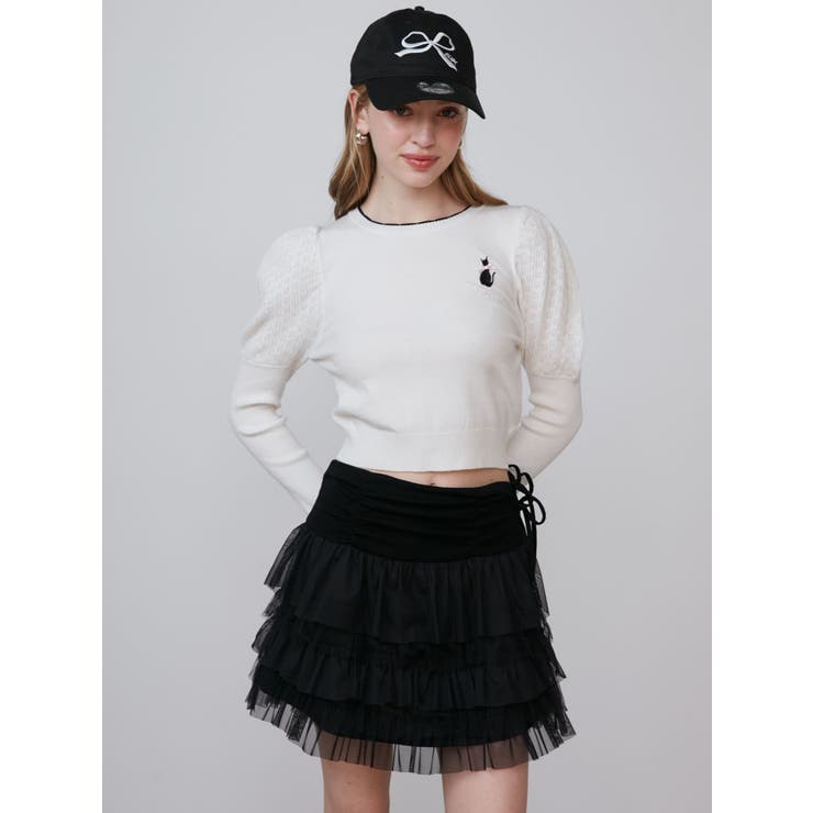 OPENWORK CAT KNIT/オープンワークキャットニット | CALNAMUR | 詳細画像21 