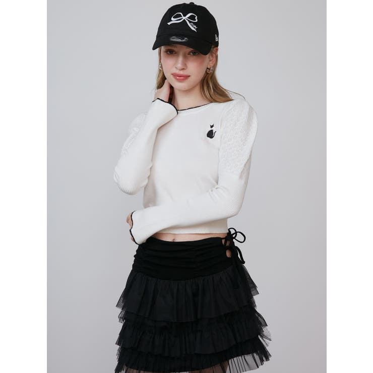 OPENWORK CAT KNIT/オープンワークキャットニット | CALNAMUR | 詳細画像22 