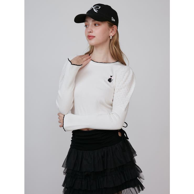 OPENWORK CAT KNIT/オープンワークキャットニット | CALNAMUR | 詳細画像23 