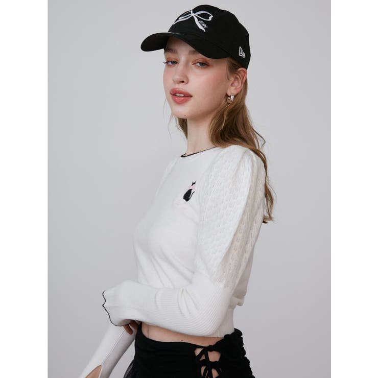 OPENWORK CAT KNIT/オープンワークキャットニット | CALNAMUR | 詳細画像24 