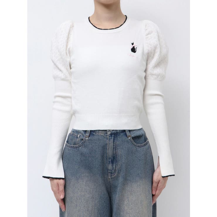 OPENWORK CAT KNIT/オープンワークキャットニット | CALNAMUR | 詳細画像37 