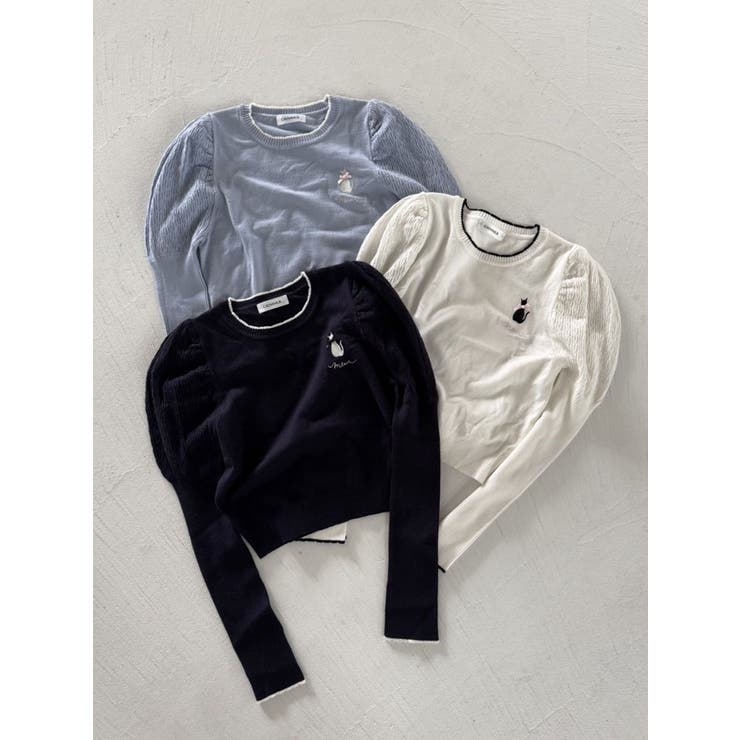 OPENWORK CAT KNIT/オープンワークキャットニット | CALNAMUR | 詳細画像4 