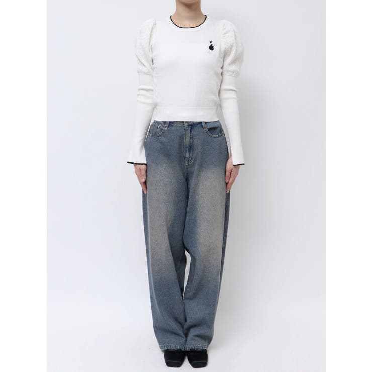 OPENWORK CAT KNIT/オープンワークキャットニット | CALNAMUR | 詳細画像45 