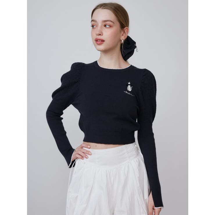 OPENWORK CAT KNIT/オープンワークキャットニット | CALNAMUR | 詳細画像5 