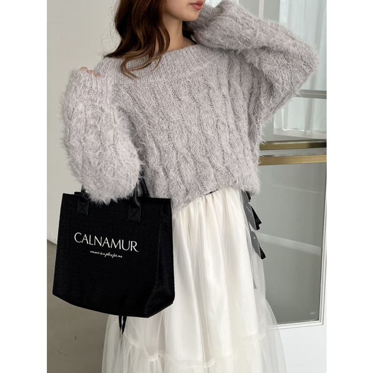 2WAY MIX YARN CABLE KNIT/２WAYヤーンケーブルニット | CALNAMUR | 詳細画像16 