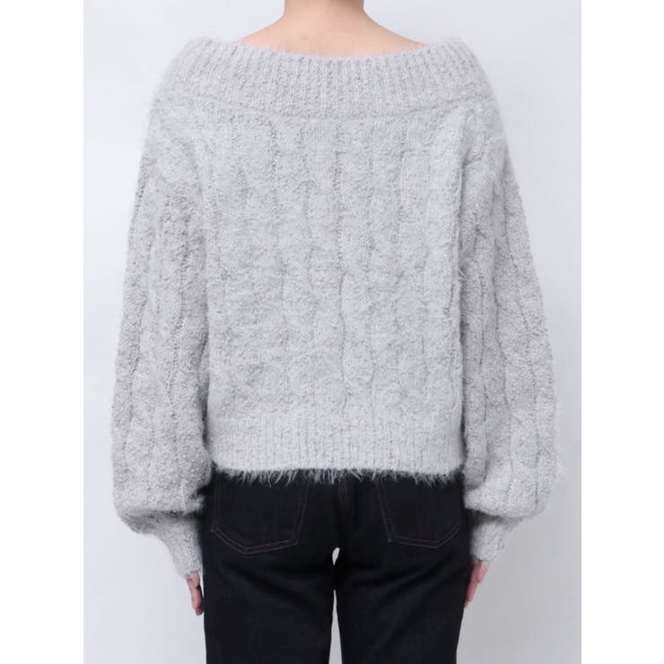 2WAY MIX YARN CABLE KNIT/２WAYヤーンケーブルニット | CALNAMUR | 詳細画像19 