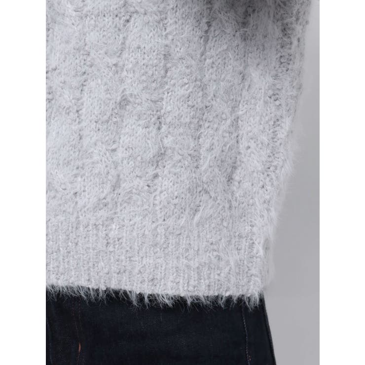 2WAY MIX YARN CABLE KNIT/２WAYヤーンケーブルニット | CALNAMUR | 詳細画像22 