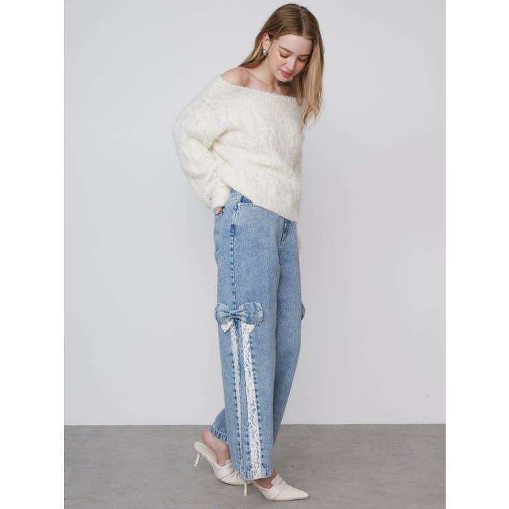 Ameri（アメリ）の「TWIN YARN CABLE KNIT（ニット/セーター