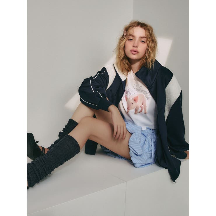 LACE BLOCKING BIG | CALNAMUR | 詳細画像5 