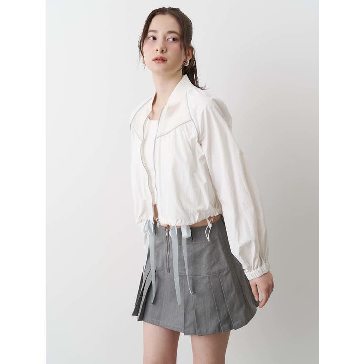 SHEER SHORT BLOUSON/シアーショートブルゾン | CALNAMUR | 詳細画像15 