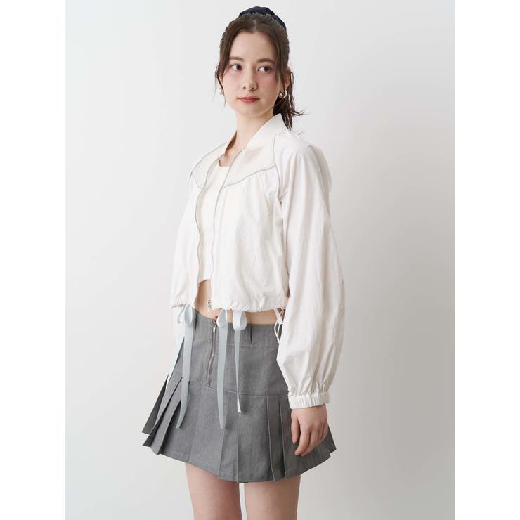 SHEER SHORT BLOUSON/シアーショートブルゾン | CALNAMUR | 詳細画像16 