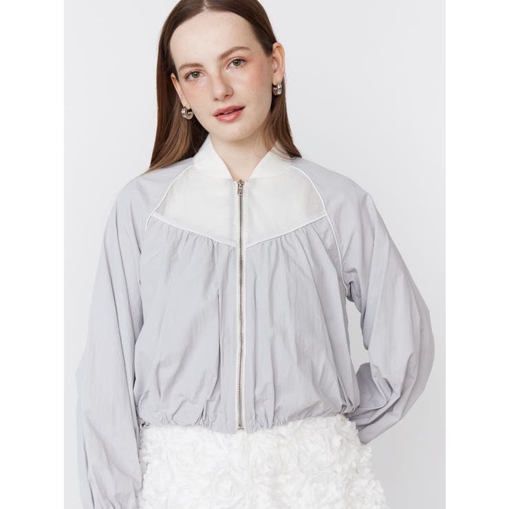 SHEER SHORT BLOUSON/シアーショートブルゾン | CALNAMUR | 詳細画像34 