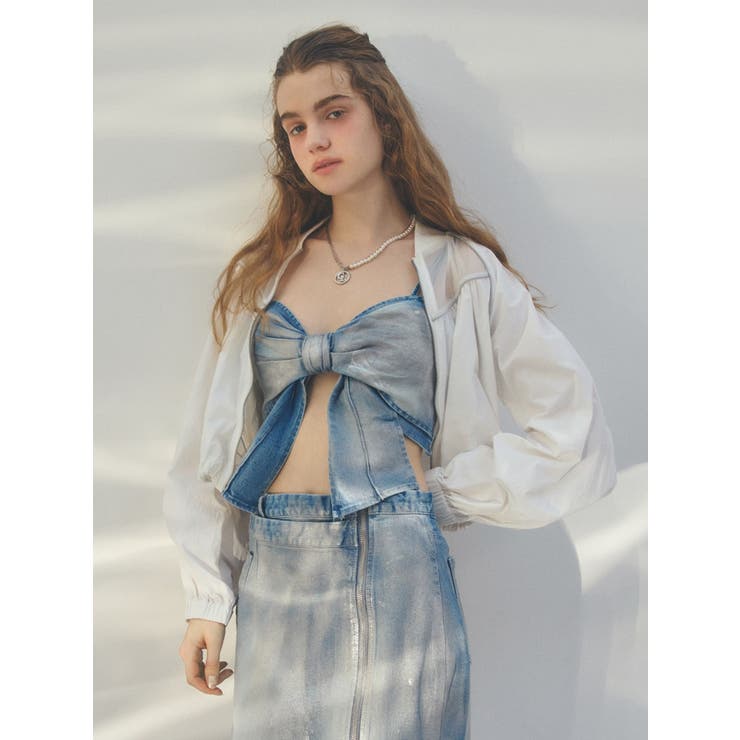 SHEER SHORT BLOUSON/シアーショートブルゾン | CALNAMUR | 詳細画像4 