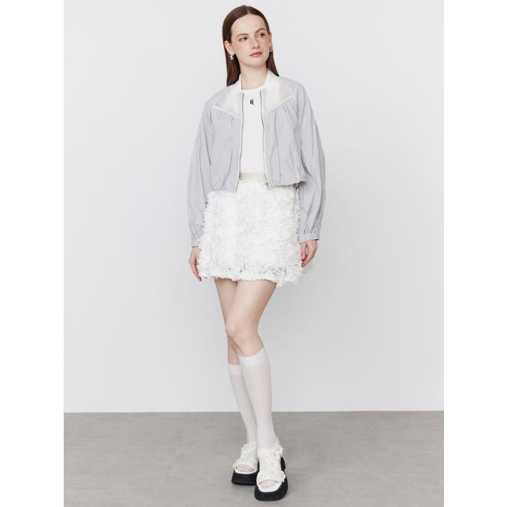 SHEER SHORT BLOUSON/シアーショートブルゾン | CALNAMUR | 詳細画像42 