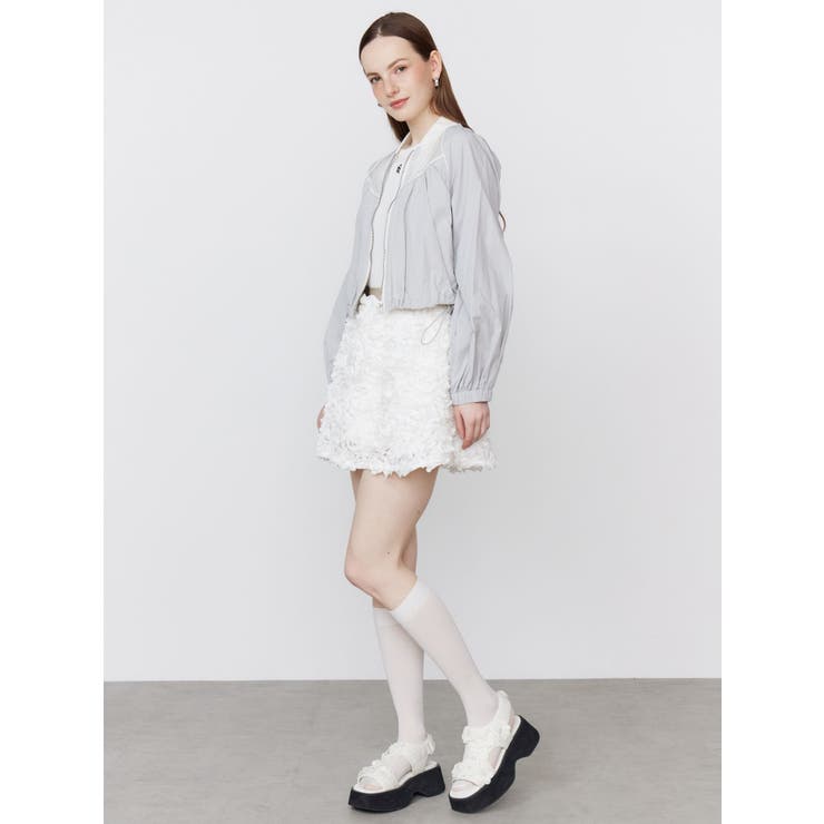 SHEER SHORT BLOUSON/シアーショートブルゾン | CALNAMUR | 詳細画像43 