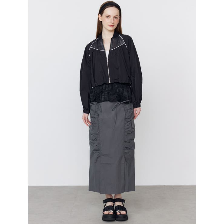 SHEER SHORT BLOUSON/シアーショートブルゾン | CALNAMUR | 詳細画像46 