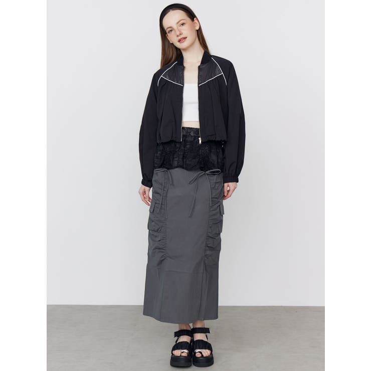 SHEER SHORT BLOUSON/シアーショートブルゾン | CALNAMUR | 詳細画像47 