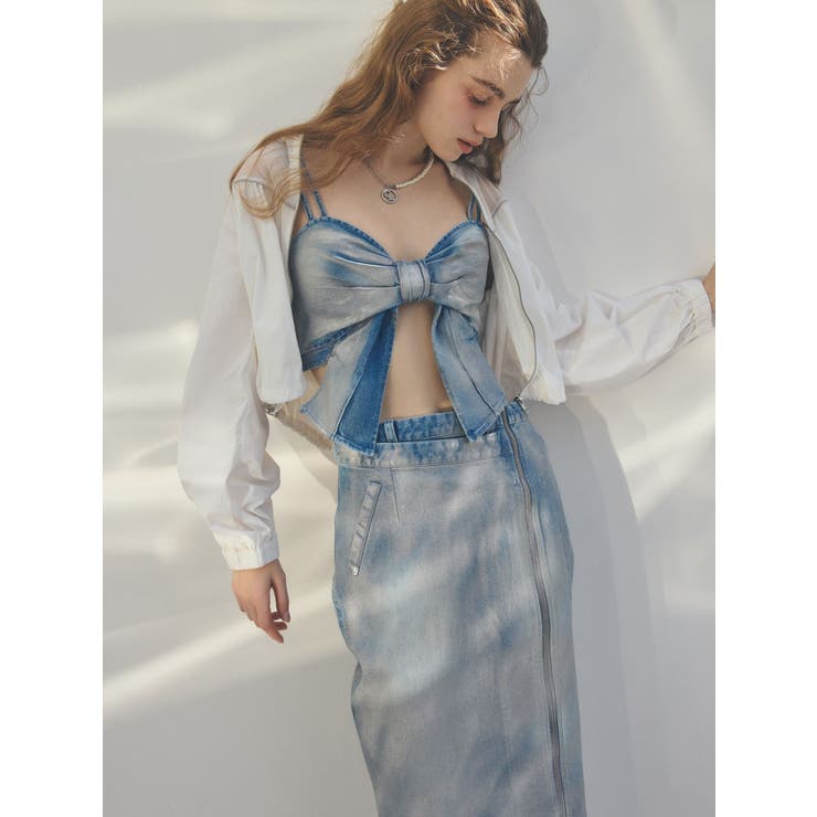 SHEER SHORT BLOUSON/シアーショートブルゾン | CALNAMUR | 詳細画像6 