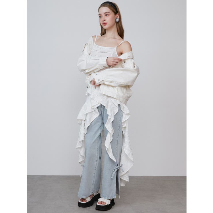 ROSE ASYMMETRIC HEM | CALNAMUR | 詳細画像13 