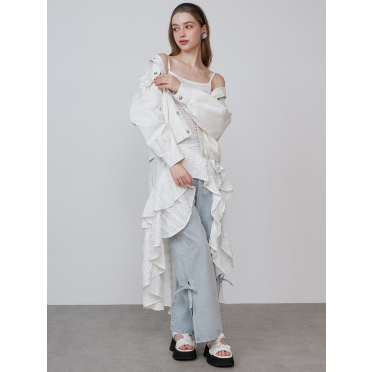 ROSE ASYMMETRIC HEM | CALNAMUR | 詳細画像15 