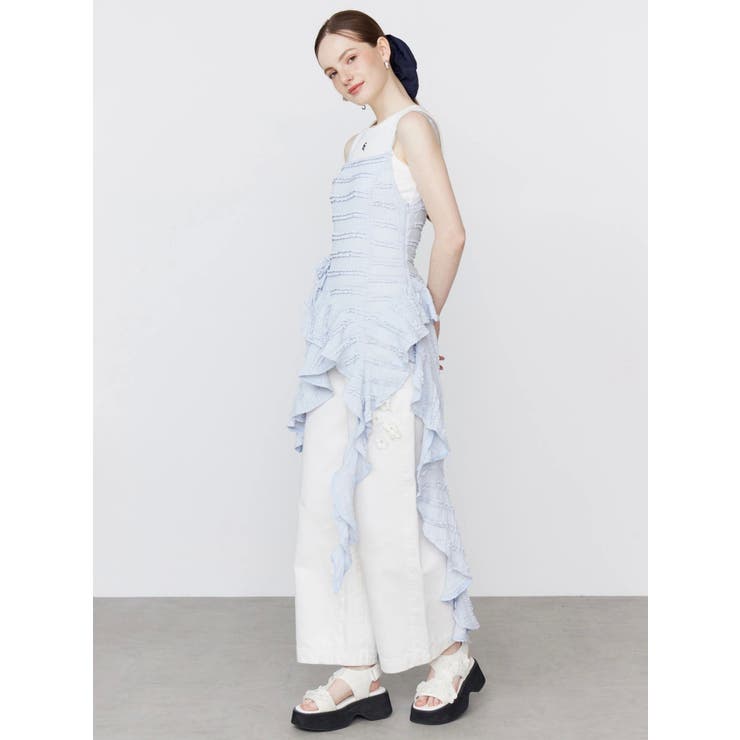 ROSE ASYMMETRIC HEM | CALNAMUR | 詳細画像23 