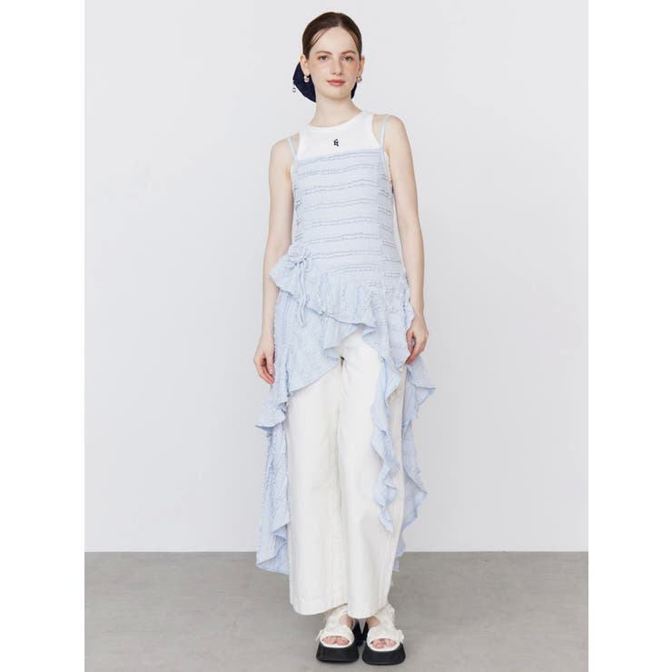 ROSE ASYMMETRIC HEM | CALNAMUR | 詳細画像24 