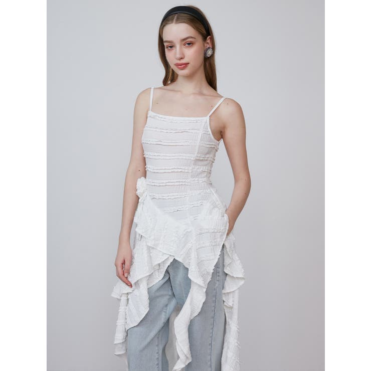 ROSE ASYMMETRIC HEM | CALNAMUR | 詳細画像30 