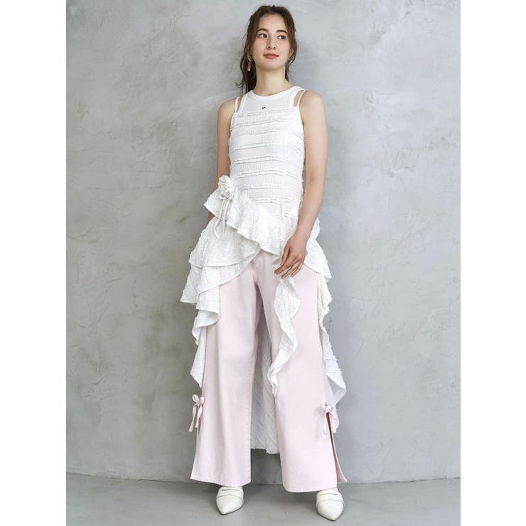 ROSE ASYMMETRIC HEM | CALNAMUR | 詳細画像4 