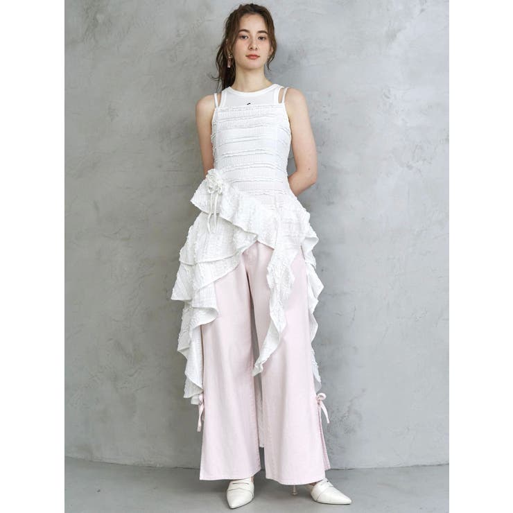 ROSE ASYMMETRIC HEM | CALNAMUR | 詳細画像5 