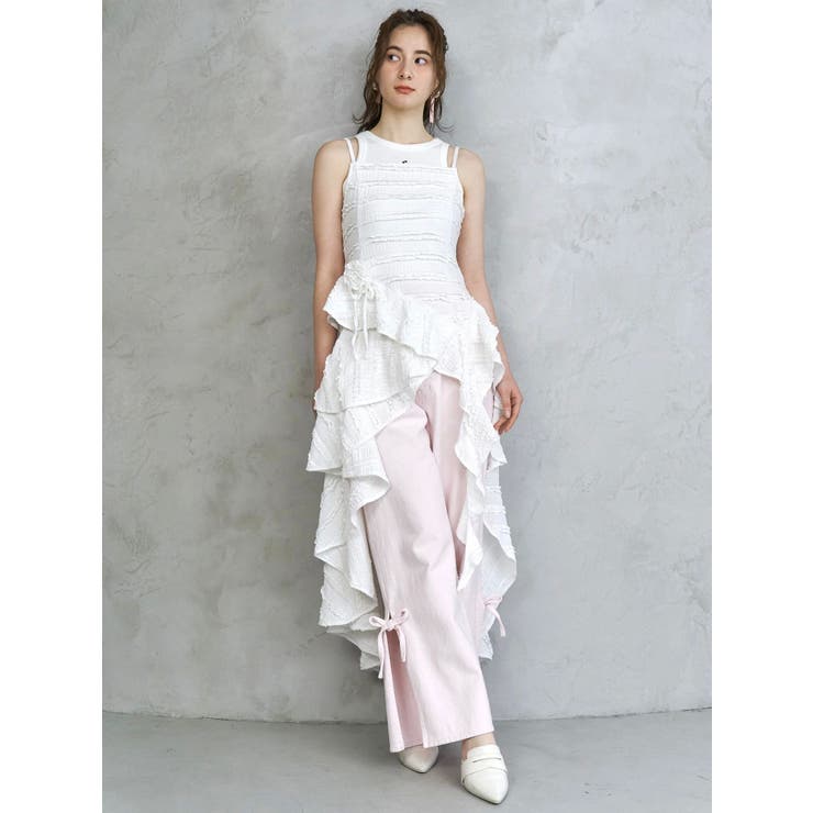 ROSE ASYMMETRIC HEM | CALNAMUR | 詳細画像6 