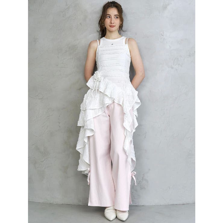 ROSE ASYMMETRIC HEM | CALNAMUR | 詳細画像8 
