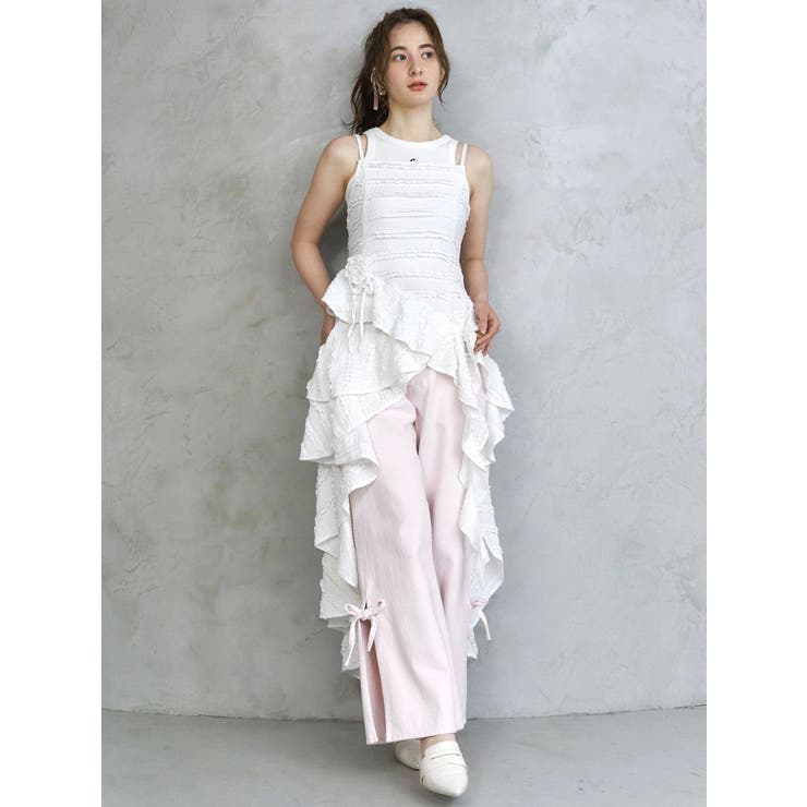 ROSE ASYMMETRIC HEM | CALNAMUR | 詳細画像9 