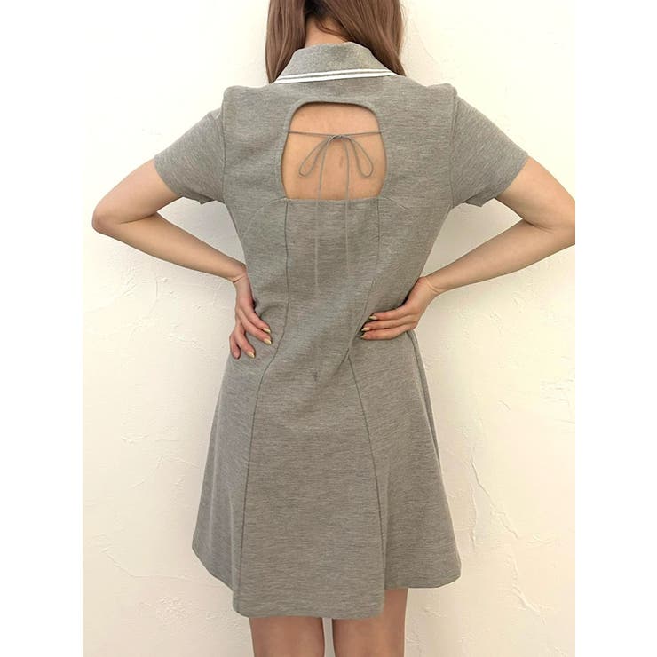 BACK OPEN POLO OP/バックオープンポロワンピース | CALNAMUR | 詳細画像47 