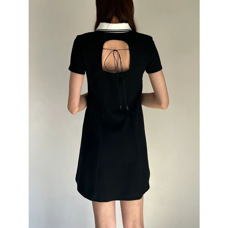 BACK OPEN POLO OP/バックオープンポロワンピース | CALNAMUR | 詳細画像49 