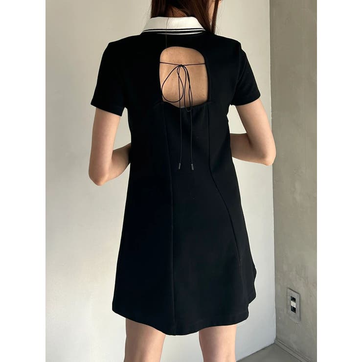 BACK OPEN POLO OP/バックオープンポロワンピース | CALNAMUR | 詳細画像50 