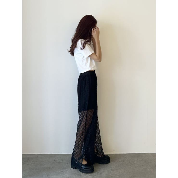 LACE LAYERED SKPT/レースレイヤードスカートパンツ | CALNAMUR | 詳細画像26 
