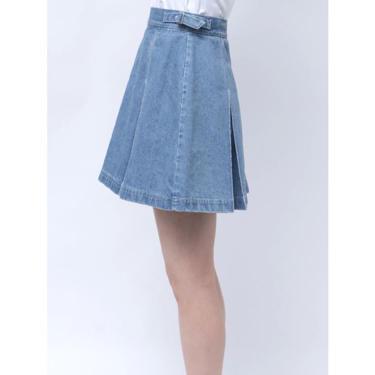 DENIM TUCK MINI SK/デニムタックミニスカート | CALNAMUR | 詳細画像19