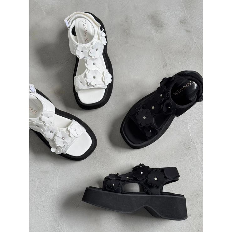 3D FLOWER SPORTS SANDALS/3Dフラワースポーツサンダル | CALNAMUR | 詳細画像2 
