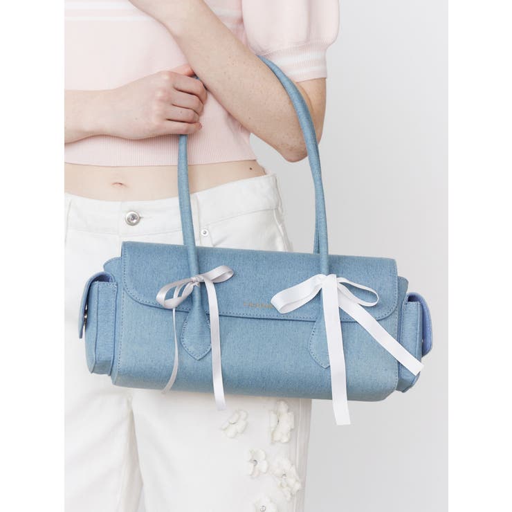 BOSTON RIBBON BAG/ボストンリボンバッグ Firsthand/Leather Ribbon Boston bag / レザーリボンボストン