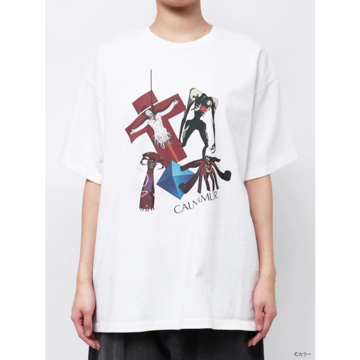 エヴァンゲリオンコラボ】使徒ちょっと集合 TEE 白 ホワイト