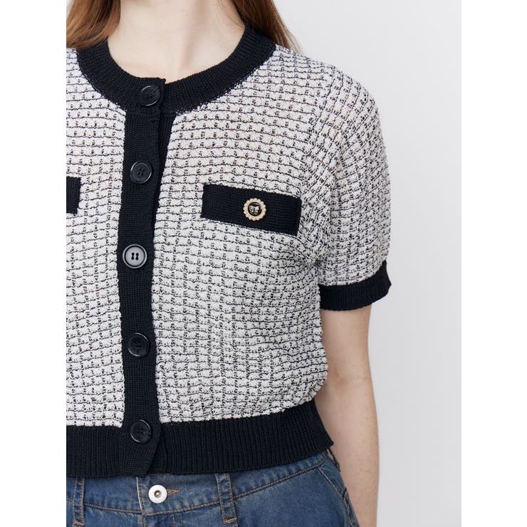 SUMMER TWEED KNIT CD/サマーツィードニットカーディガン | CALNAMUR | 詳細画像8 