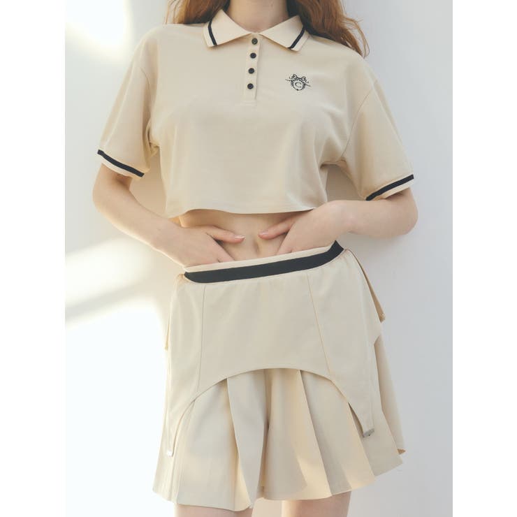 POLO×SK SET UP/ポロ×スカートセットアップ【セットアイテム】 | CALNAMUR | 詳細画像3 