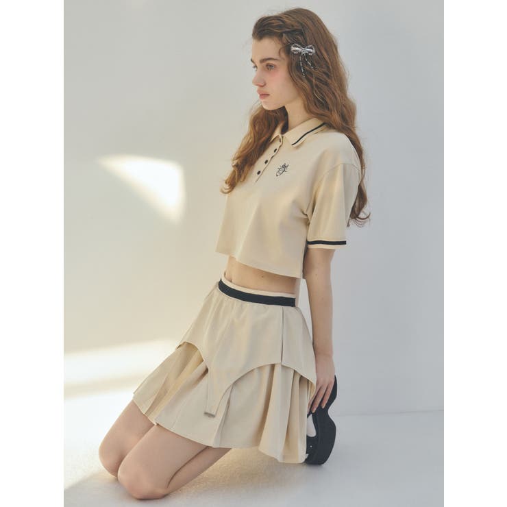 POLO×SK SET UP/ポロ×スカートセットアップ【セットアイテム】 | CALNAMUR | 詳細画像4 