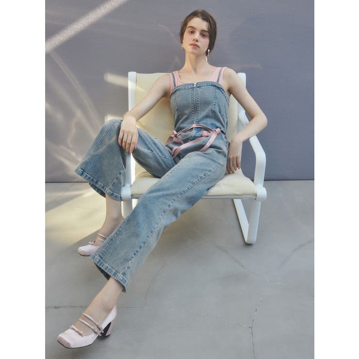 BACK RIBBON DENIM | CALNAMUR | 詳細画像11 