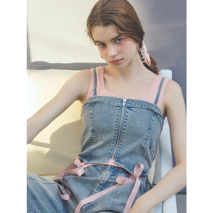 BACK RIBBON DENIM | CALNAMUR | 詳細画像14 
