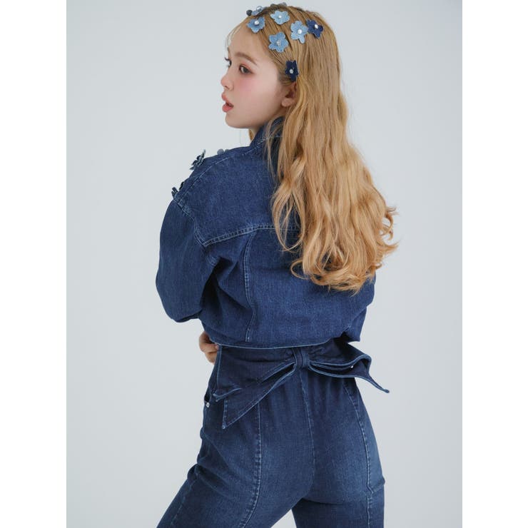 BACK RIBBON DENIM | CALNAMUR | 詳細画像5 