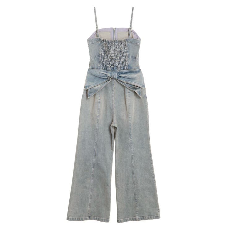 アイスブルー | BACK RIBBON DENIM | CALNAMUR