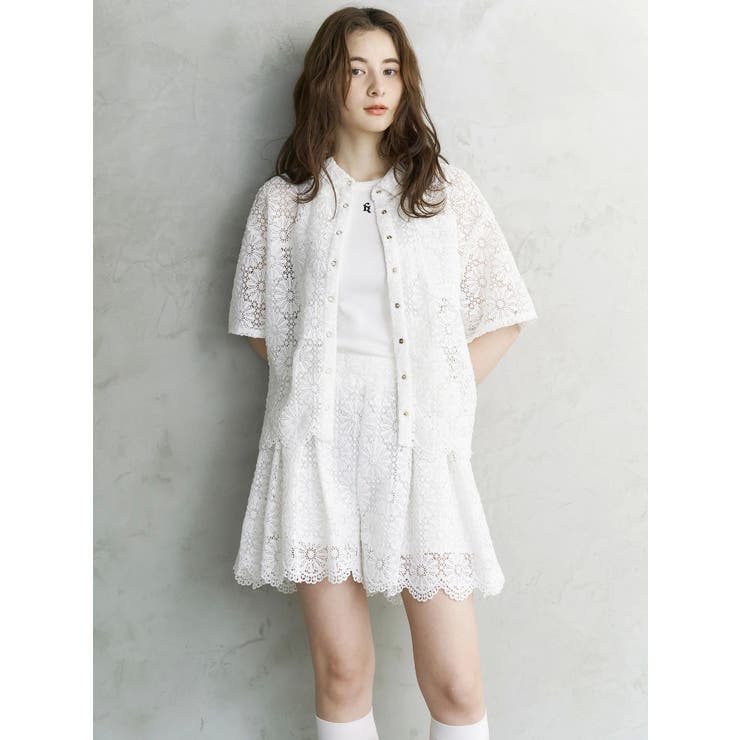 FLOWER LACE HALF | CALNAMUR | 詳細画像6 